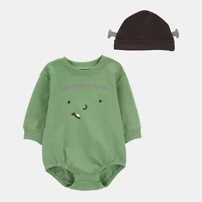 Carter's Halloween Baby Unisex Round Neck Long Sleeve 2-pc. Bodysuit