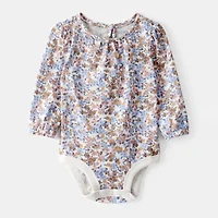 Oshkosh Baby Girls Round Neck Long Sleeve Bodysuit