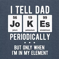 Mens Short Sleeve Dad Jokes Graphic T-Shirt