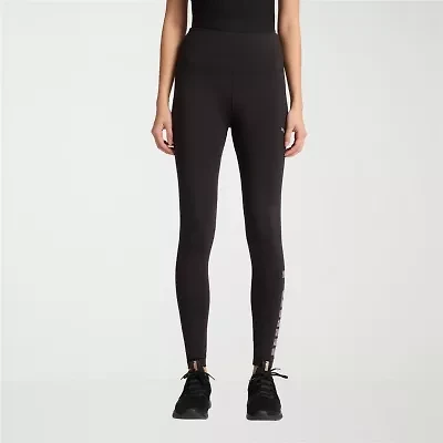 Puma Womens Animal Print Logo Full Length Leggings