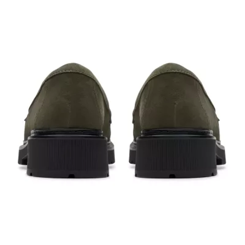 Clarks Lauryl Step Womens Moc Closed Toe Loafers