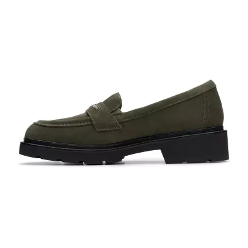Clarks Lauryl Step Womens Moc Closed Toe Loafers