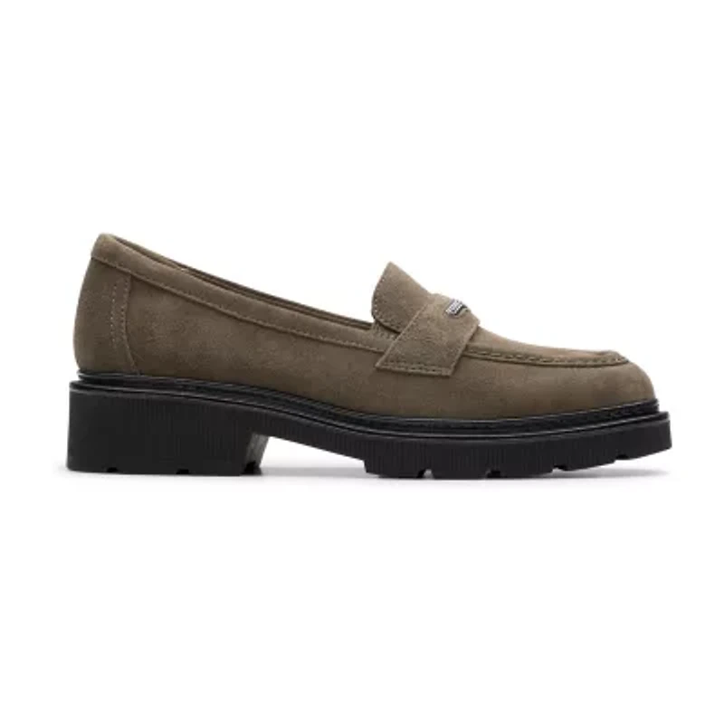 Clarks Lauryl Step Womens Moc Closed Toe Loafers