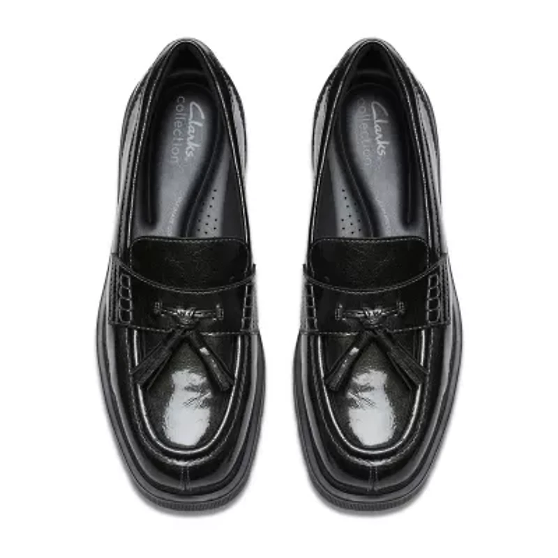Clarks Lauryl Tassel Womens Moc Closed Toe Loafers
