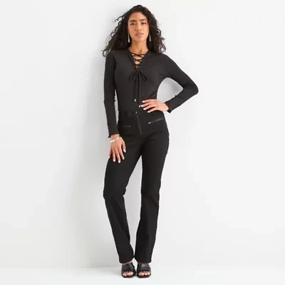 Bold Elements Womens Mid Rise Regular Fit Jean