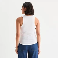 a.n.a Womens Crew Neck Sleeveless Tank Top