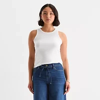 a.n.a Womens Crew Neck Sleeveless Tank Top