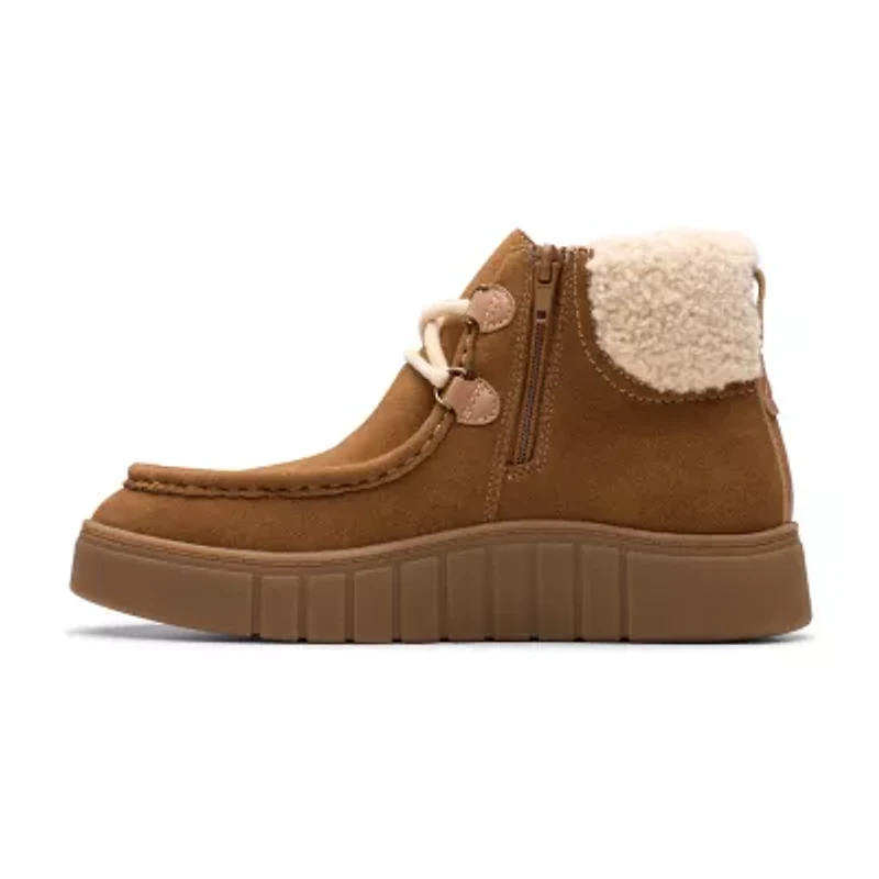 Clarks Womens Mykah Izzy Flat Heel Booties