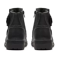 Clarks Womens Carleigh Style Flat Ankle Boots
