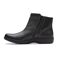 Clarks Womens Carleigh Style Flat Ankle Boots