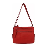 Bueno of California Medium Double Zip Crossbody Bag