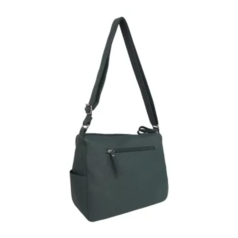 Bueno of California Medium Double Zip Crossbody Bag