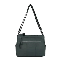 Bueno of California Medium Double Zip Crossbody Bag