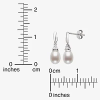 Womens White Cultured Freshwater Pearl 2-pc. Pendant Necklace Set