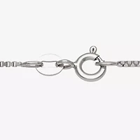 Womens White Cultured Freshwater Pearl Sterling Silver Heart 18 Inch Pendant Necklace