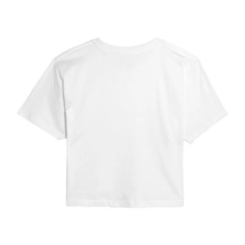 Furby Cropped Tee Womens Crew Neck Short Sleeve Regular Fit Juniors Graphic T-Shirt