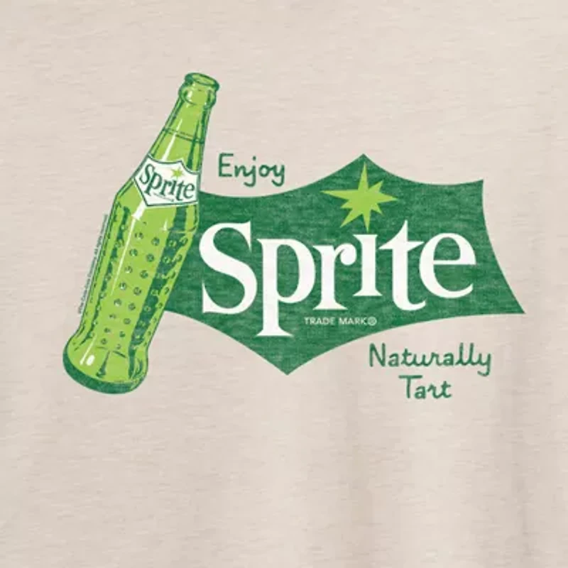 Sprite Tee Womens Crew Neck Short Sleeve Oversized Juniors Graphic T-Shirt