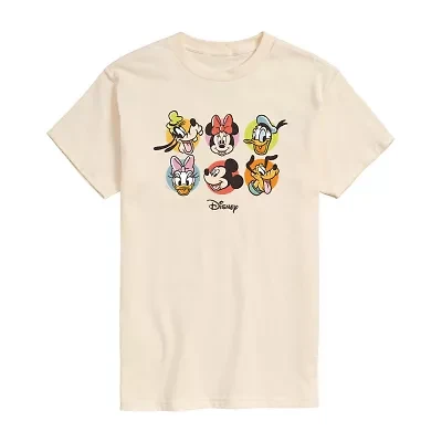 Disney Mickey and Friends Tee Womens Crew Neck Short Sleeve Regular Fit Minnie Mouse Juniors Graphic T-Shirt