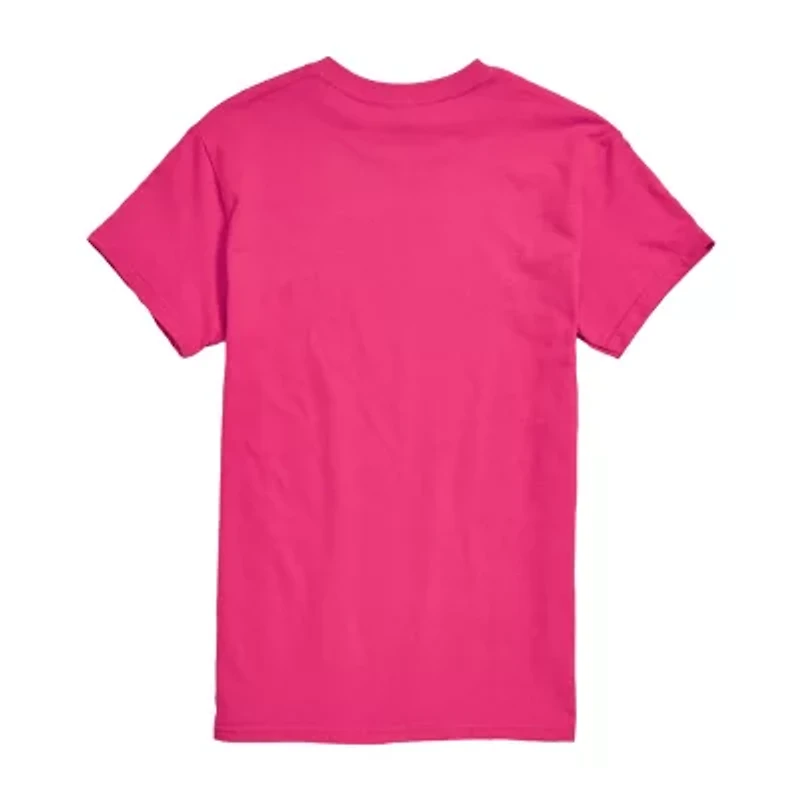Peanuts Patch Tee Womens Crew Neck Short Sleeve Regular Fit Snoopy Juniors Graphic T-Shirt