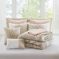 510 Design Josefina 8-pc. Midweight Embroidered Comforter Set