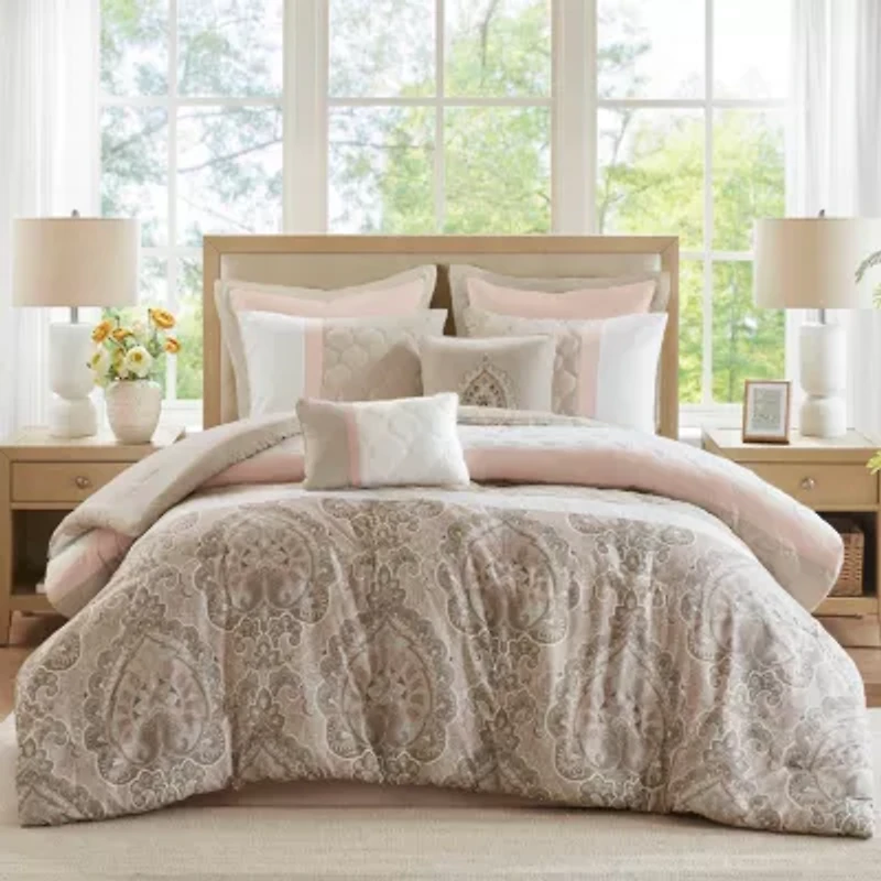 510 Design Josefina 8-pc. Midweight Embroidered Comforter Set