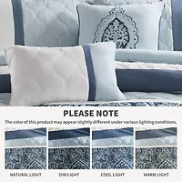 510 Design Josefina 8-pc. Midweight Embroidered Comforter Set