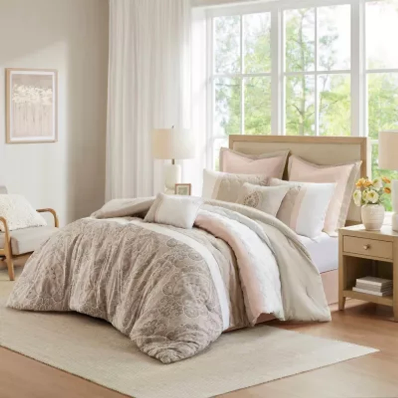 510 Design Josefina 8-pc. Midweight Embroidered Comforter Set