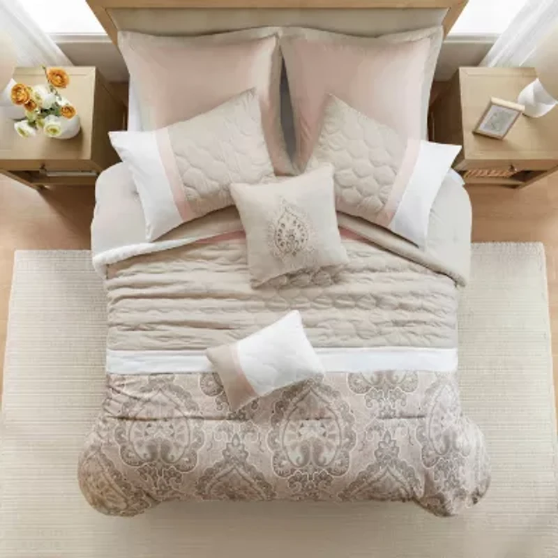 510 Design Josefina 8-pc. Midweight Embroidered Comforter Set