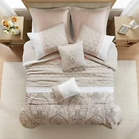510 Design Josefina 8-pc. Midweight Embroidered Comforter Set