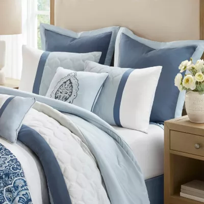 510 Design Josefina 8-pc. Midweight Embroidered Comforter Set