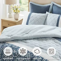 510 Design Josefina 8-pc. Midweight Embroidered Comforter Set