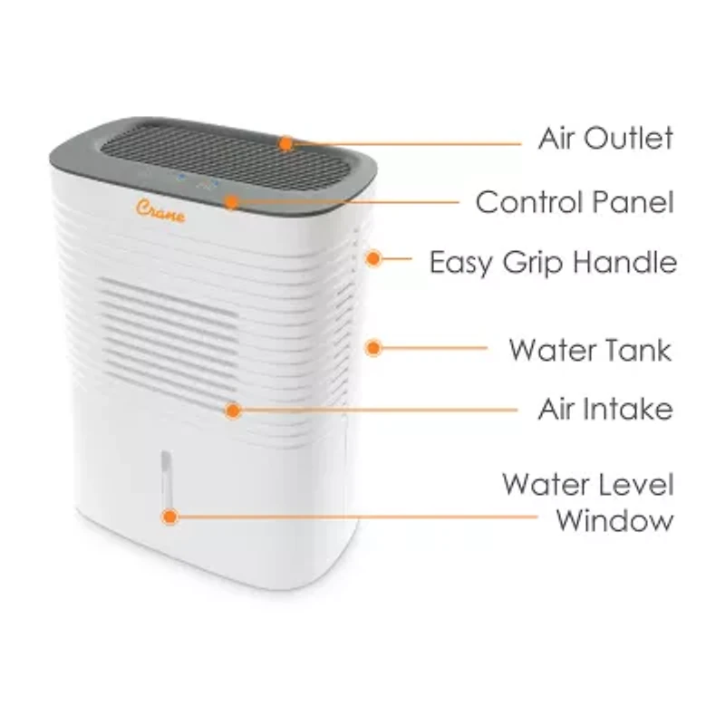 Crane Compact 4 Pint Dehumidifier