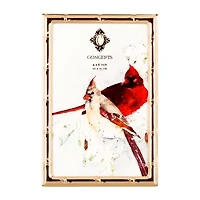 Concepts In Time 4x6 Bamboo Gold Plated 1-Opening Tabletop Frame