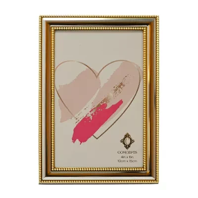 Concepts In Time 4x6 Double Beaded Two Tone 1-Opening Tabletop Frame