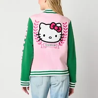 Hello Kitty And Friends Varsity Bomber Fleece Jacket Womens Midweight Juniors