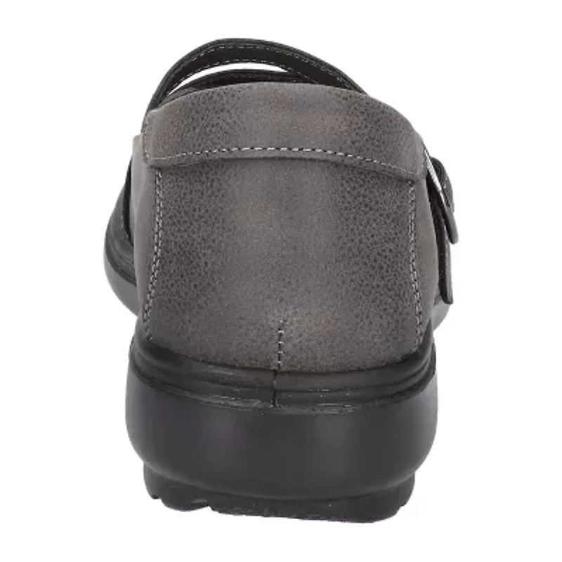 Easy Street Wise Womens Round Mary Jane Shoes