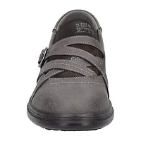 Easy Street Wise Womens Round Mary Jane Shoes