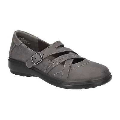 Easy Street Wise Womens Round Mary Jane Shoes