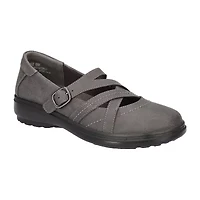 Easy Street Wise Womens Round Mary Jane Shoes