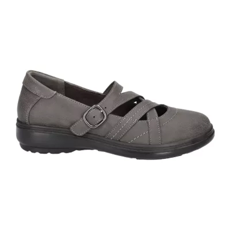 Easy Street Wise Womens Round Mary Jane Shoes