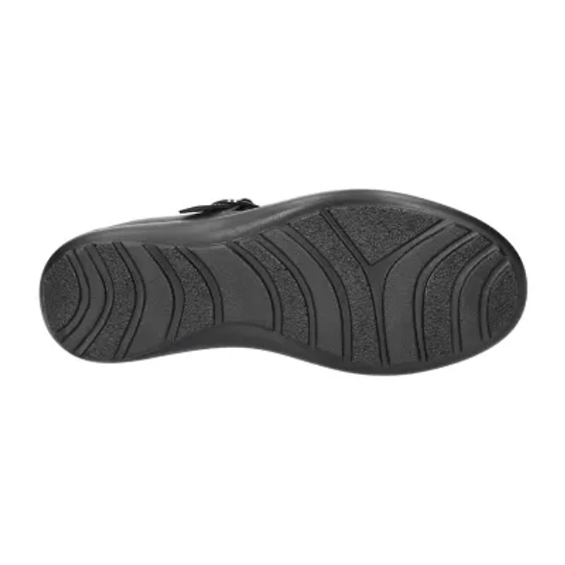 Easy Street Wise Womens Round Mary Jane Shoes