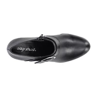 Easy Street Della Womens Round Block Heel Pumps