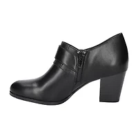 Easy Street Della Womens Round Block Heel Pumps
