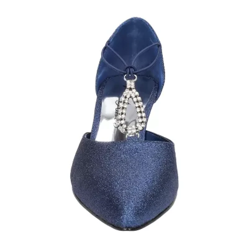 Easy Street Moonlight Womens Pointed Stiletto Heel Pumps