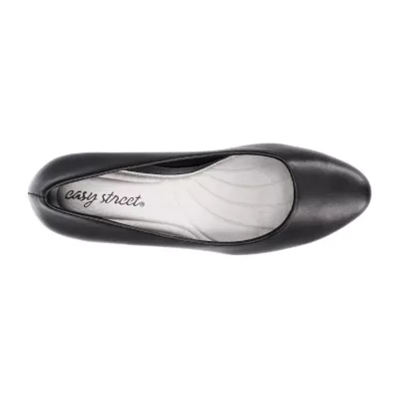 Easy Street Ballari Womens Round Stiletto Heel Pumps
