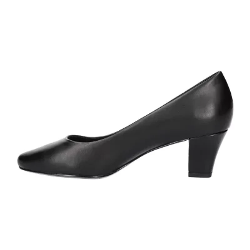 Easy Street Ballari Womens Round Stiletto Heel Pumps