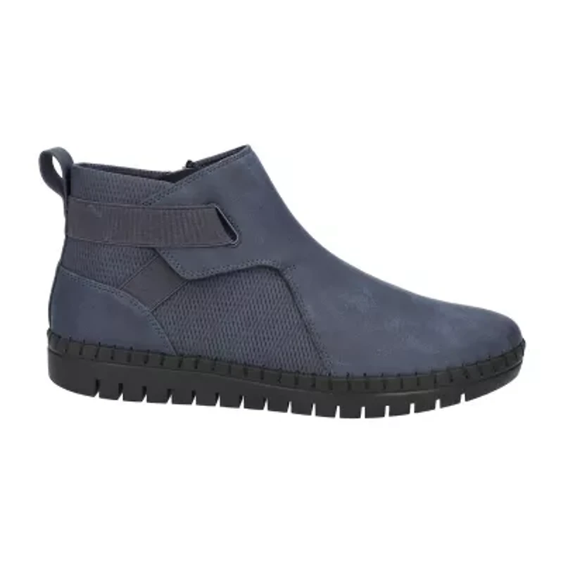 Easy Street Womens Julienne Flat Heel Booties