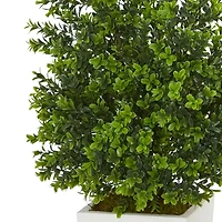 Sweet Grass Artificial Plant in White Tower Planter (Indoor/Outdoor)
