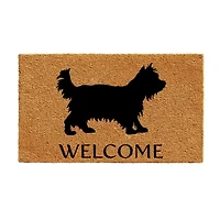 Calloway Mills Yorkshire Terrier Outdoor Rectangular Doormat