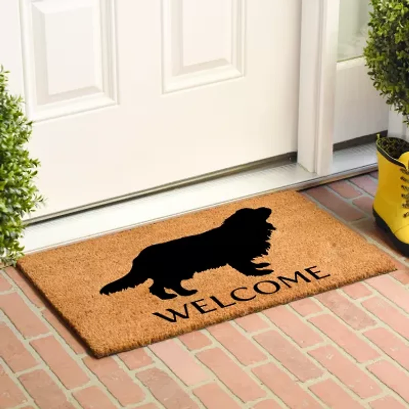 Calloway Mills Cavalier King Charles Spaniel Outdoor Rectangular Doormat